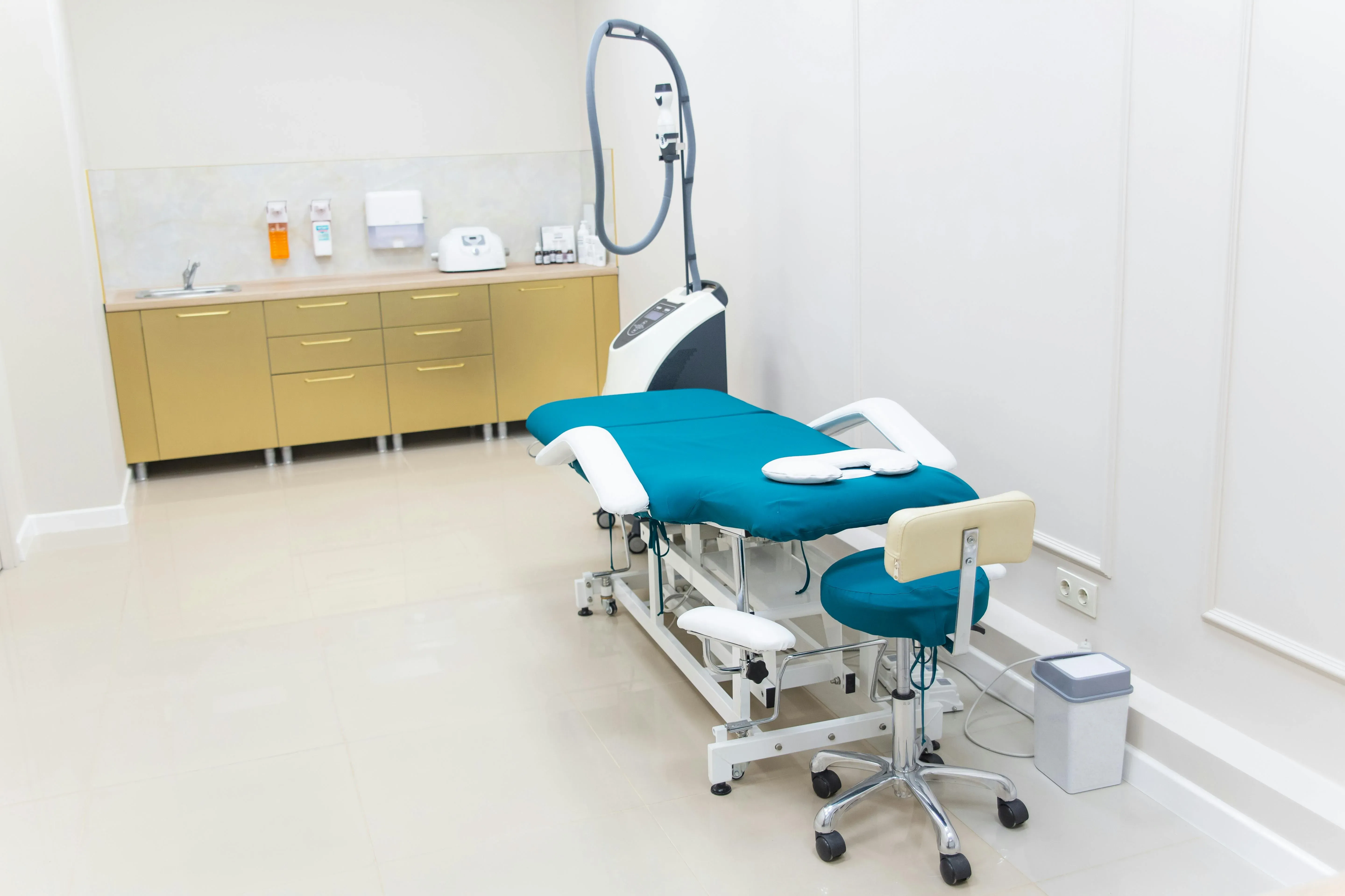 A treatment room at Repitor Foot and Ankle in Sterling Heights